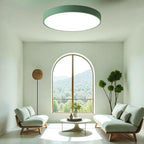 Lámpara de Techo LED Moderna de Hierro y Acrílico | Redonda