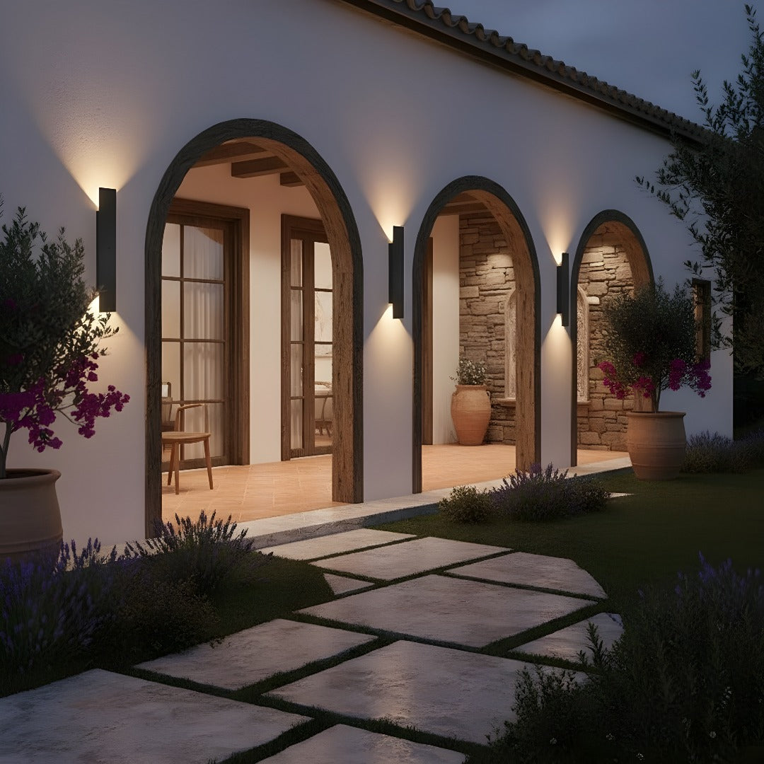 Aplique De Pared De Aluminio Moderno | Para Exteriores