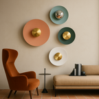 Lámpara De Pared Redonda Moderna | Luz Ajustable