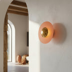 Lámpara De Pared Redonda Moderna | Luz Ajustable