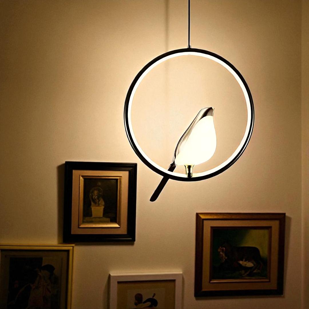 Lámpara De Techo Pájaro De Diseño Moderno | LED