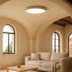 Lámpara de Techo LED Moderna de Hierro y Acrílico | Redonda