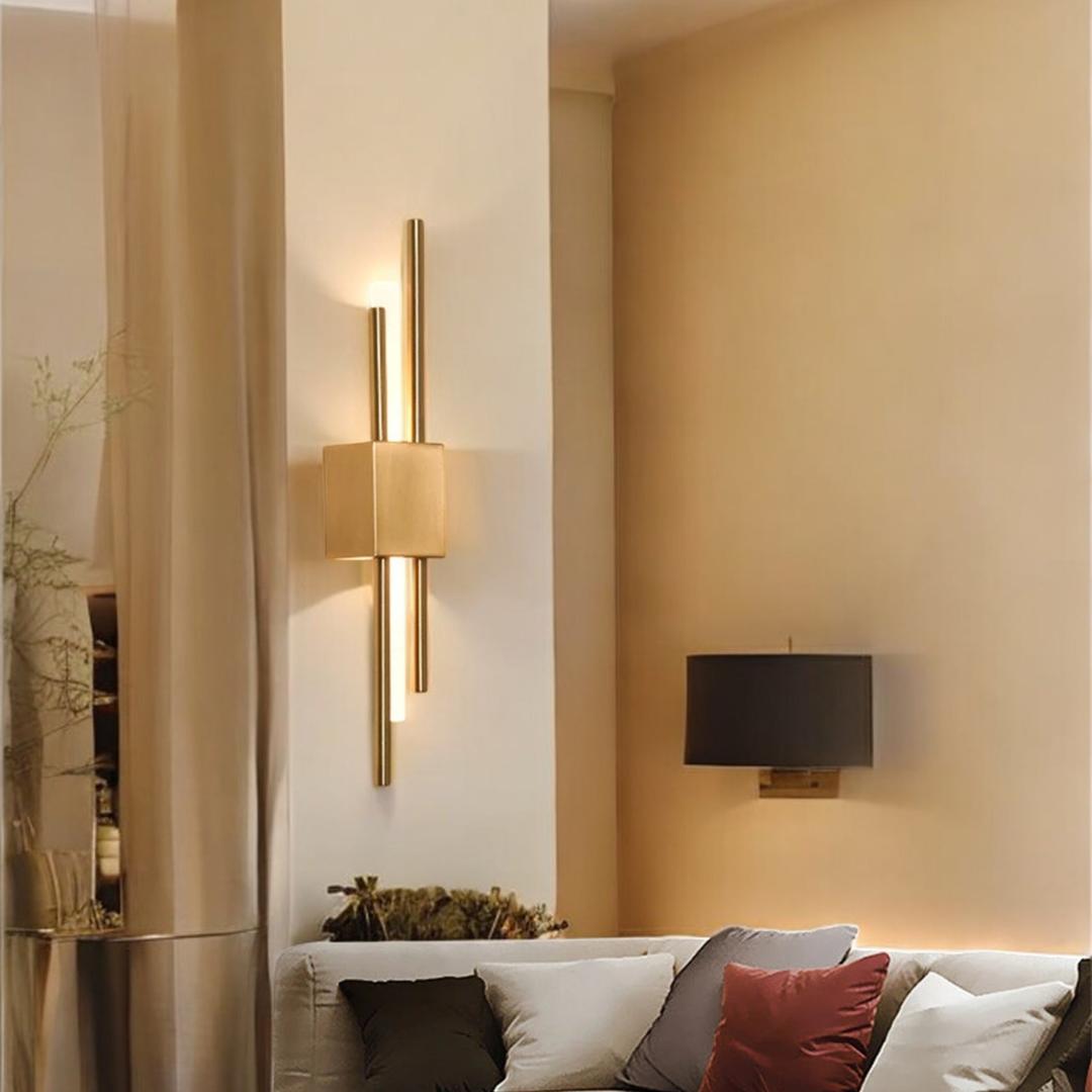 Iron and Acrylic Wall Lamp for Ambient Lighting | For Living Room