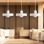 Lámpara Colgante De Vidrio | Altura Ajustable