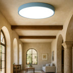 Lámpara de Techo LED Moderna de Hierro y Acrílico | Redonda