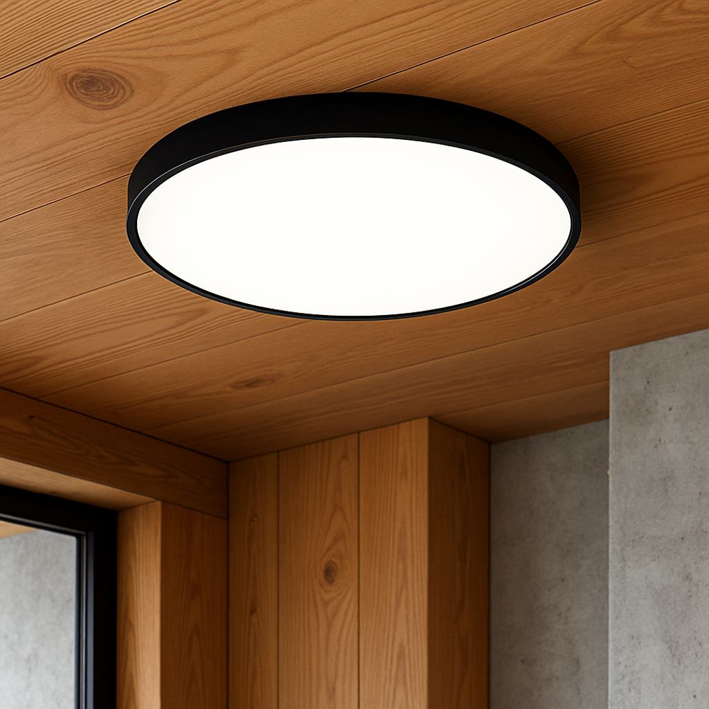 Modern Glass Ceiling Lamp | Round Shape