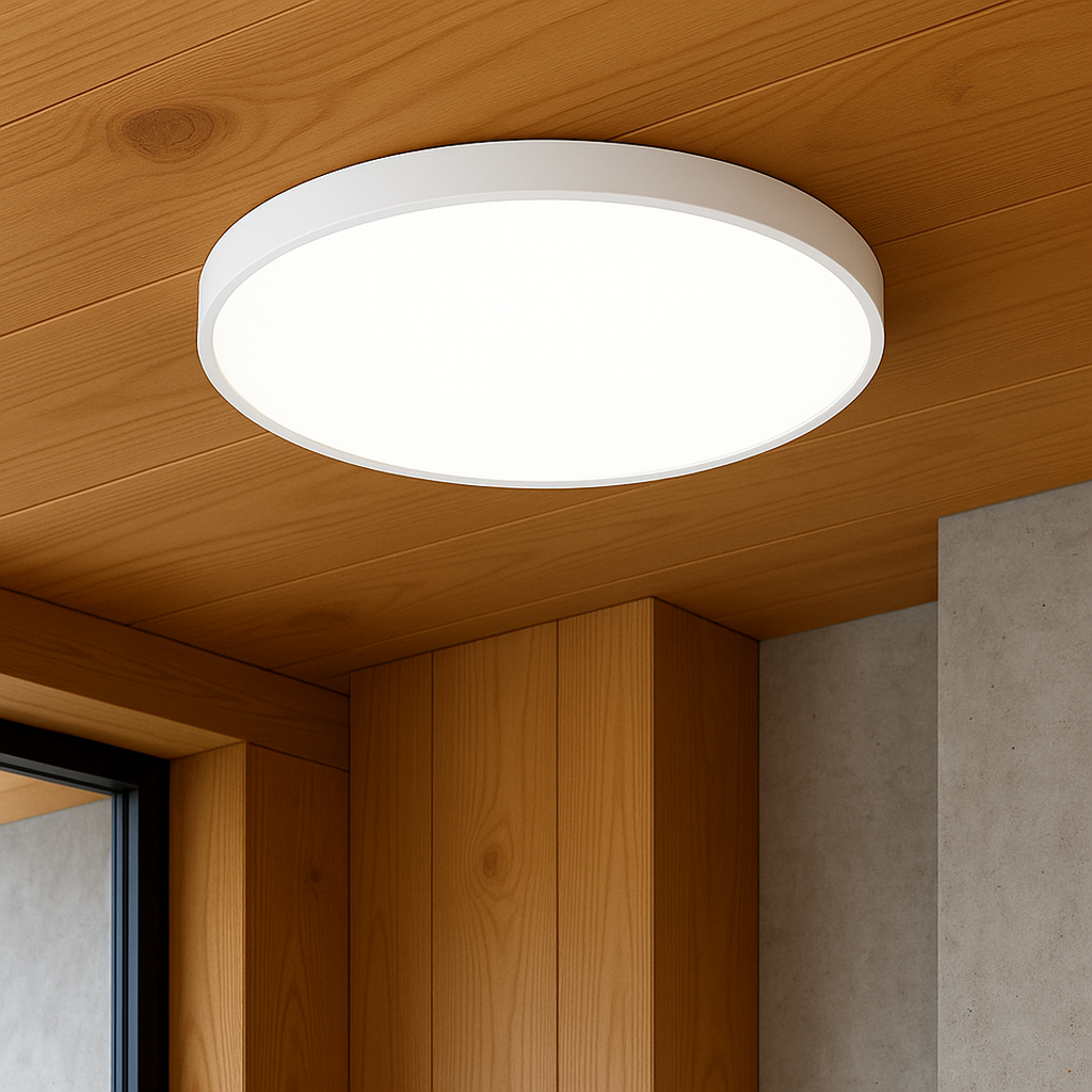 Modern Glass Ceiling Lamp | Round Shape