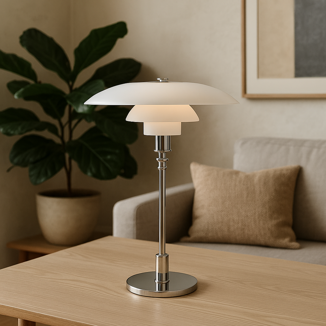 Lámpara de Mesa LED de Diseño | Vidrio