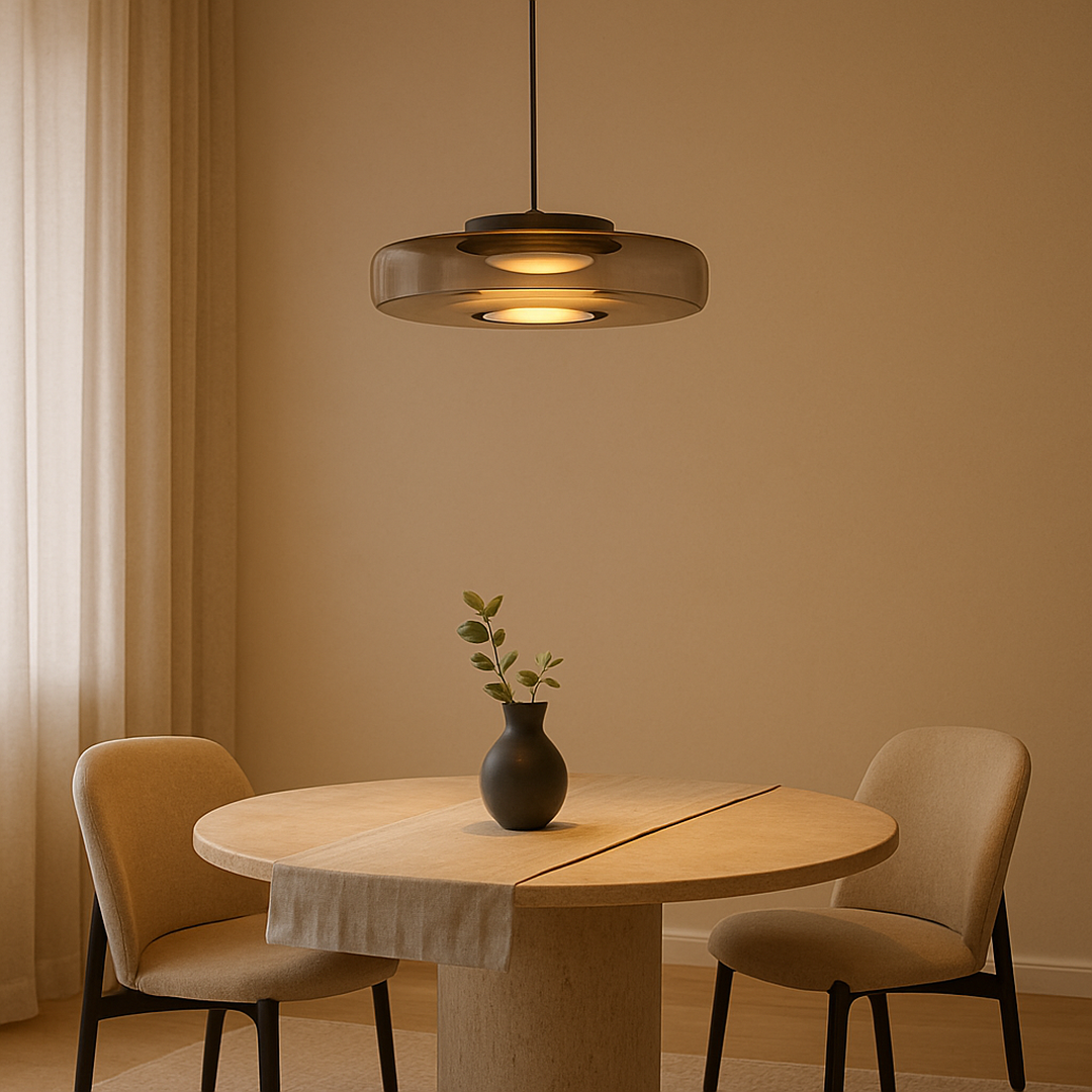 Lámpara Colgante Decorativa De Vidrio | Estilo Bauhaus