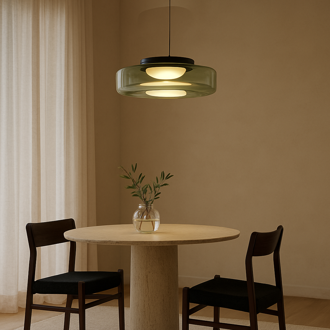 Lámpara Colgante Decorativa De Vidrio | Estilo Bauhaus