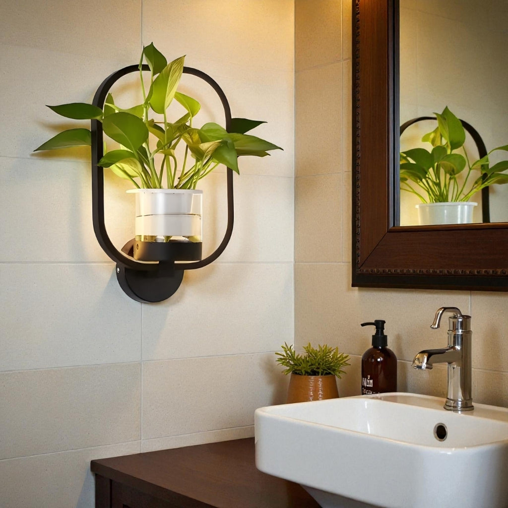 Luz De Pared Con Planta | Diseño Innovador