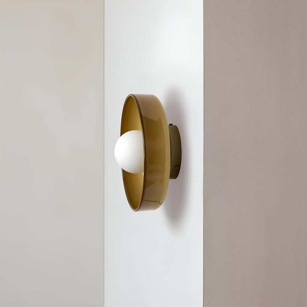 Lámpara de Techo Nórdica de Vidrio | Montaje Semiatinado