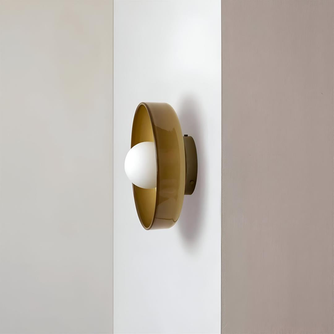 Lámpara de Techo Nórdica de Vidrio | Montaje Semiatinado