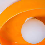 Lámpara de Techo Nórdica de Vidrio | Montaje Semiatinado