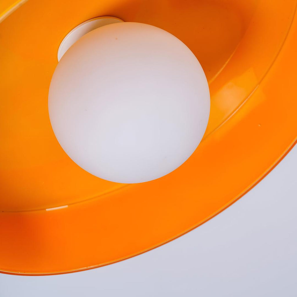 Lámpara de Techo Nórdica de Vidrio | Montaje Semiatinado