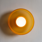 Lámpara de Techo Nórdica de Vidrio | Montaje Semiatinado