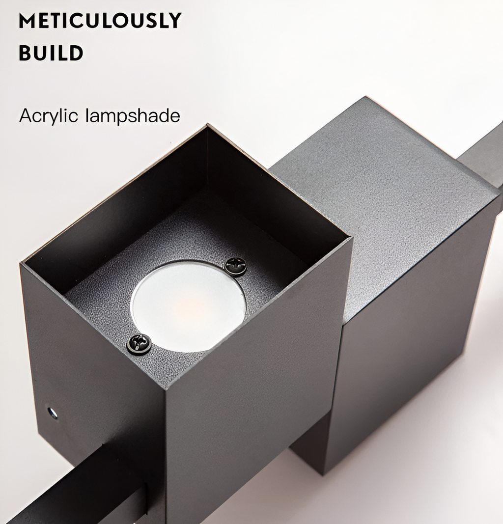 Lámpara de Pared LED Lineal Larga | Color Negro