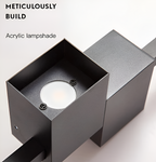 Lámpara de Pared LED Lineal Larga | Color Negro