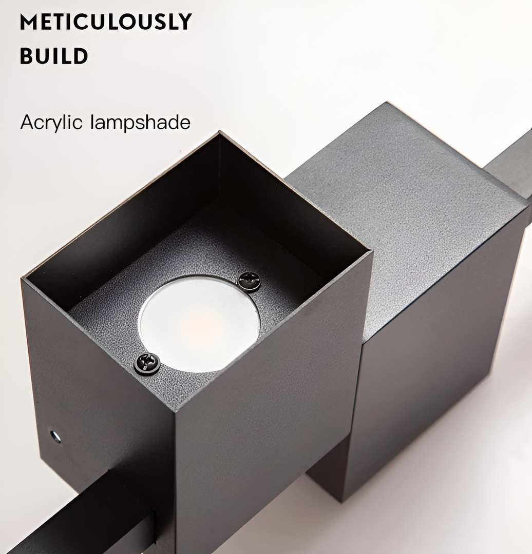 Lámpara de Pared LED Lineal Larga | Color Negro