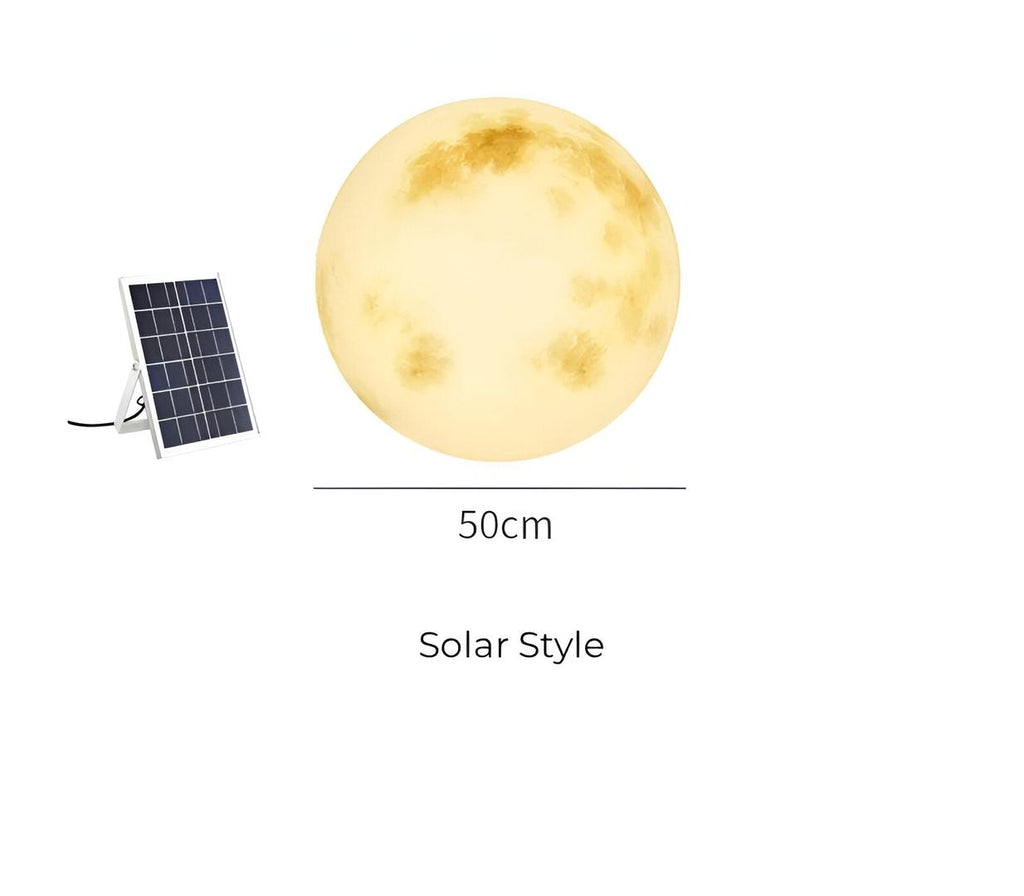 IP65 Moon-Shaped Solar Garden Light | Outdoor Lighting