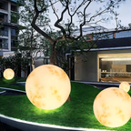 IP65 Moon-Shaped Solar Garden Light | Outdoor Lighting