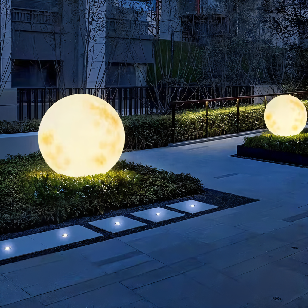 IP65 Moon-Shaped Solar Garden Light | Outdoor Lighting