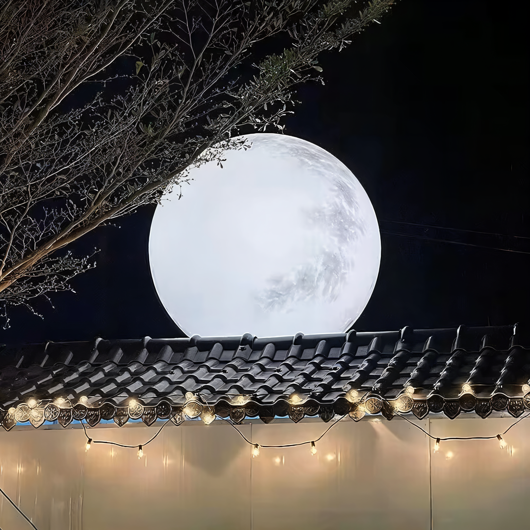 IP65 Moon-Shaped Solar Garden Light | Outdoor Lighting