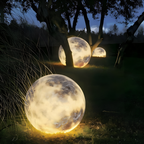 IP65 Moon-Shaped Solar Garden Light | Outdoor Lighting