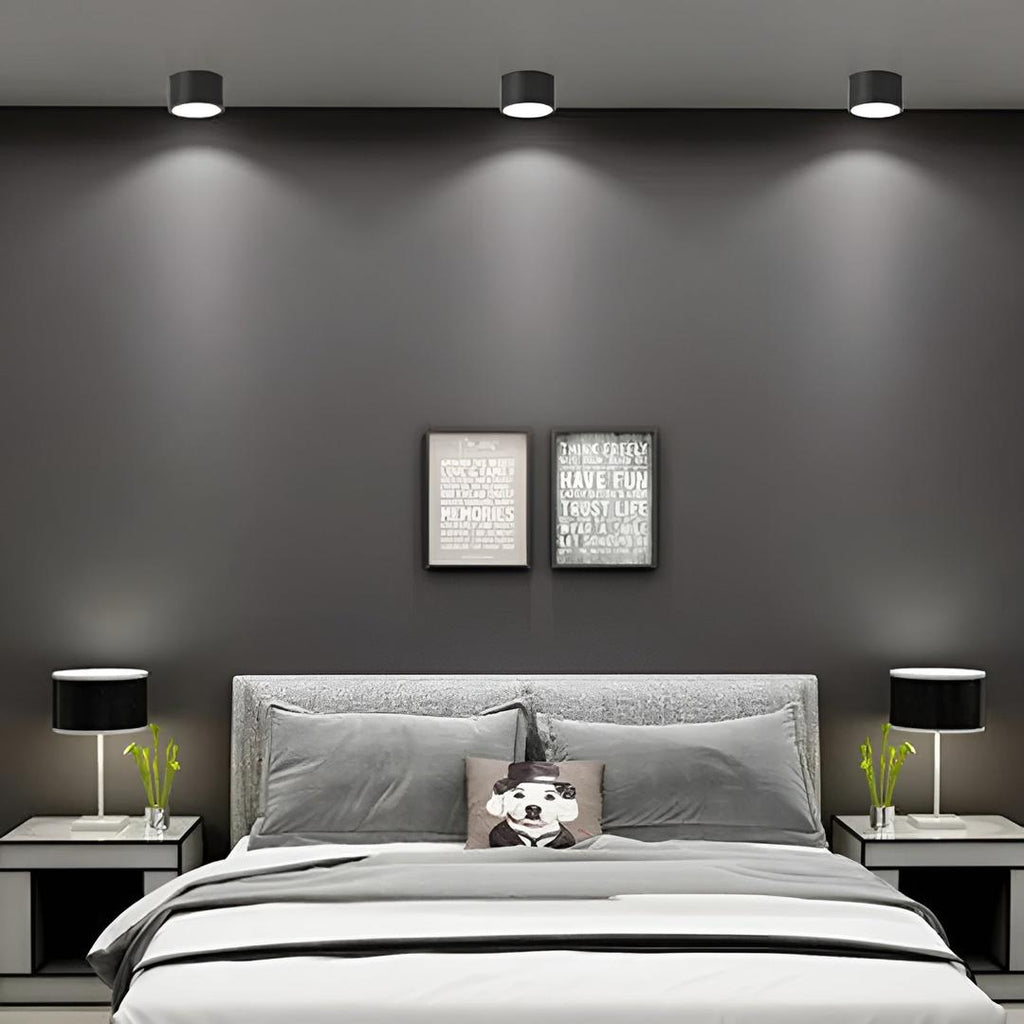 Lámpara de Techo Cilíndrica de Superficie | Estilo Vintage