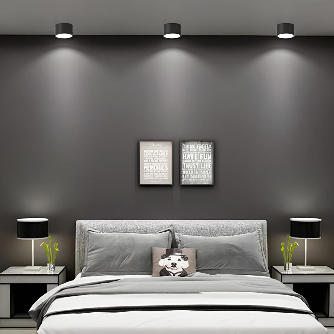 Lámpara de Techo Cilíndrica de Superficie | Estilo Vintage