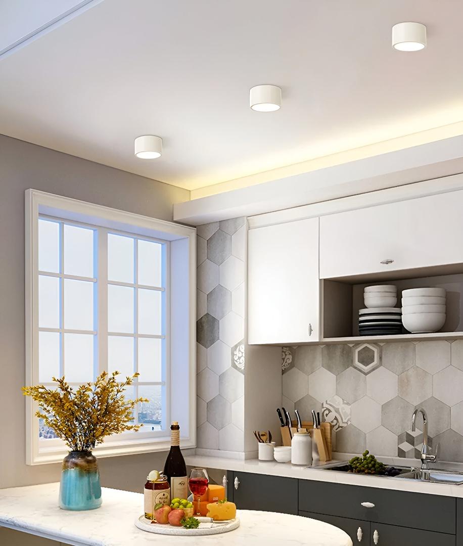 Lámpara de Techo Cilíndrica de Superficie | Estilo Vintage