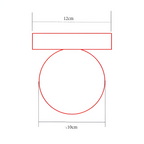 Lámpara de Pared LED con Globo de Cristal Blanco | Interior