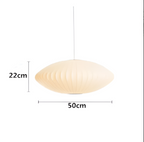 Lámpara Colgante Bubble de Tela | Diseño Moderno