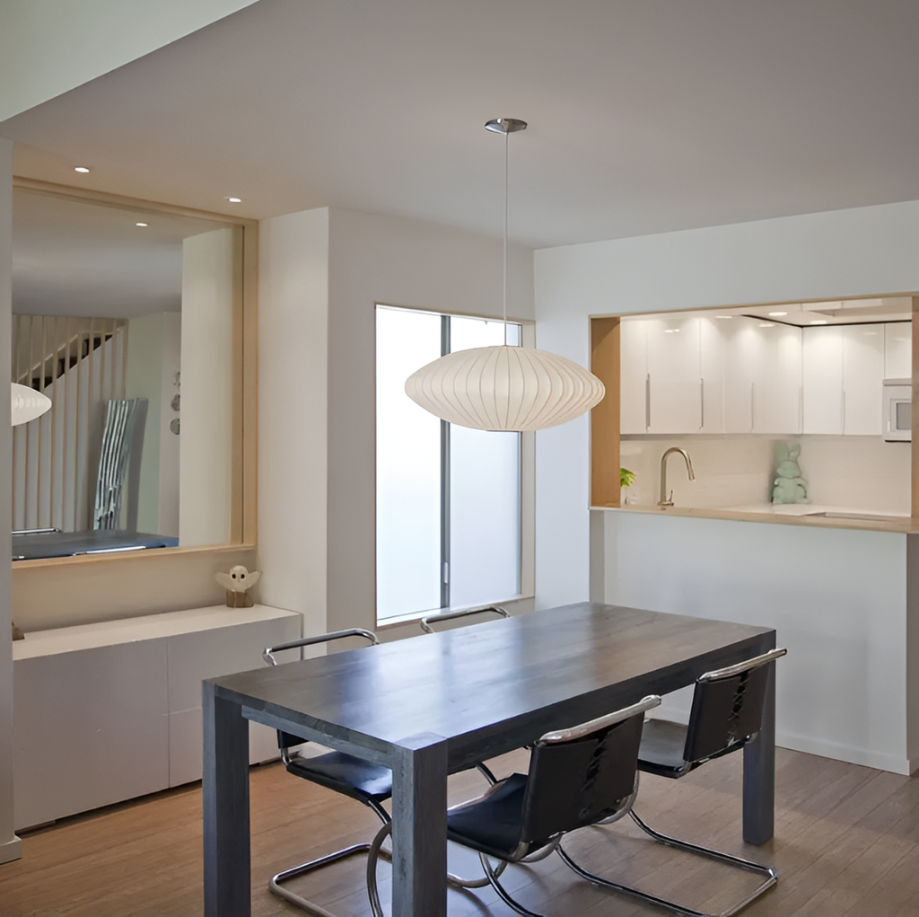 Lámpara Colgante Bubble de Tela | Diseño Moderno