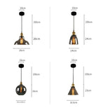 Lámpara Colgante de Vidrio Ahumado | Estilo Vintage