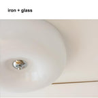 Lámpara de Techo Nórdica de Vidrio | Forma de Donut