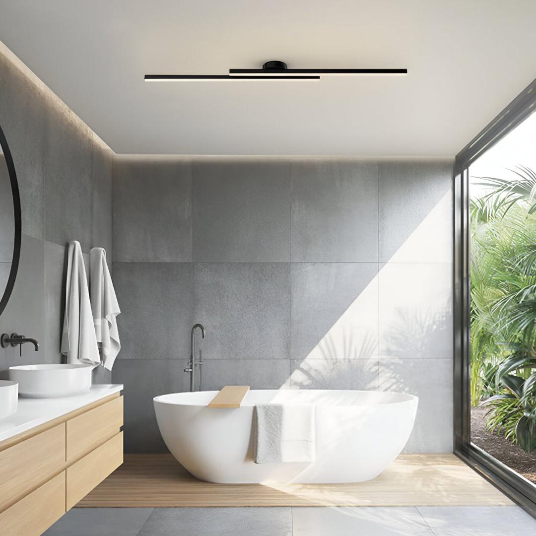 Lámpara de Techo LED Semiatinada de Aluminio | Estética Moderna