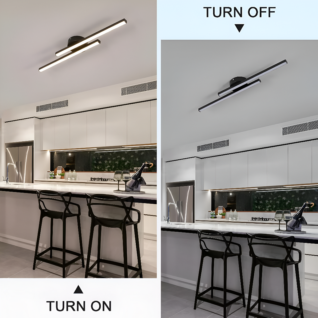 Lámpara de Techo LED Semiatinada de Aluminio | Estética Moderna