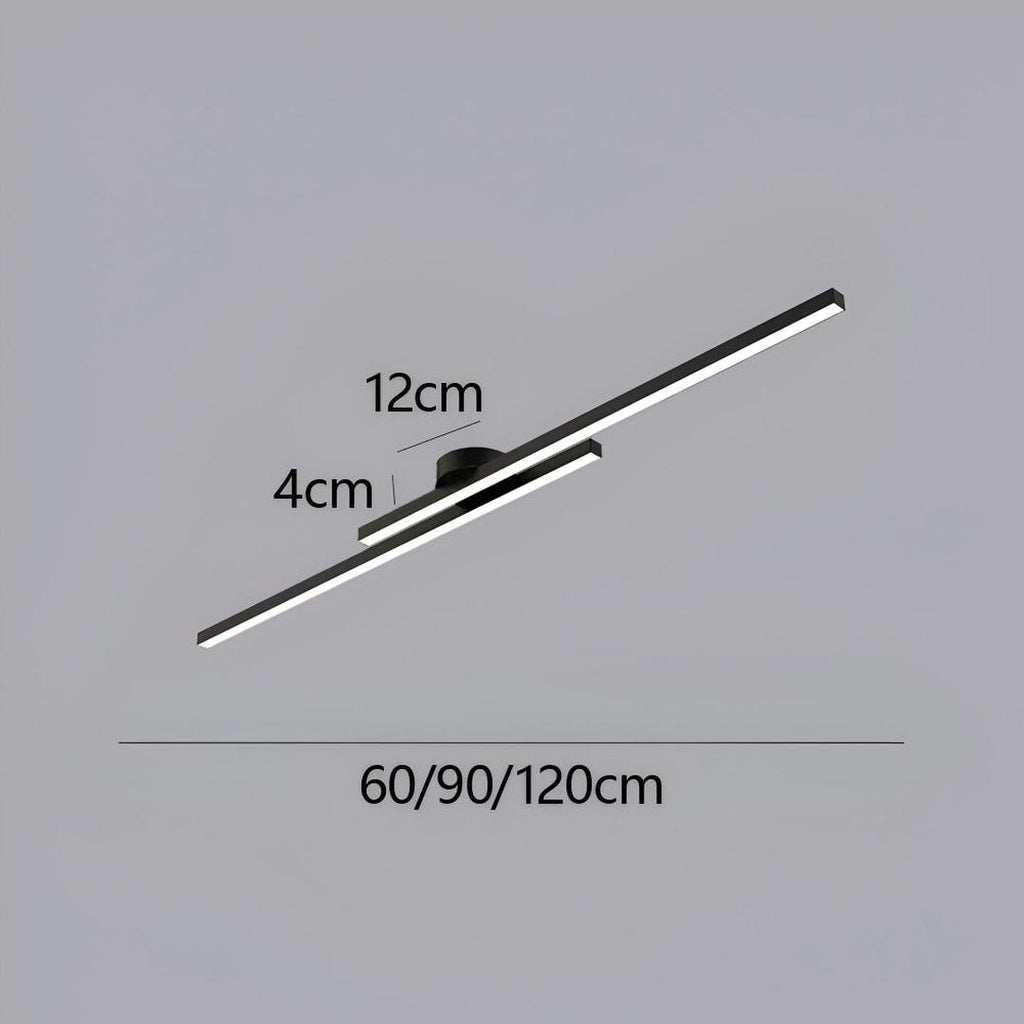 Lámpara de Techo LED Semiatinada de Aluminio | Estética Moderna