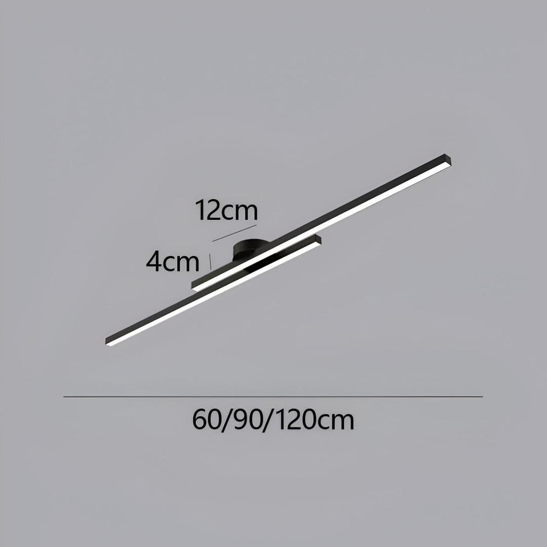 Lámpara de Techo LED Semiatinada de Aluminio | Estética Moderna