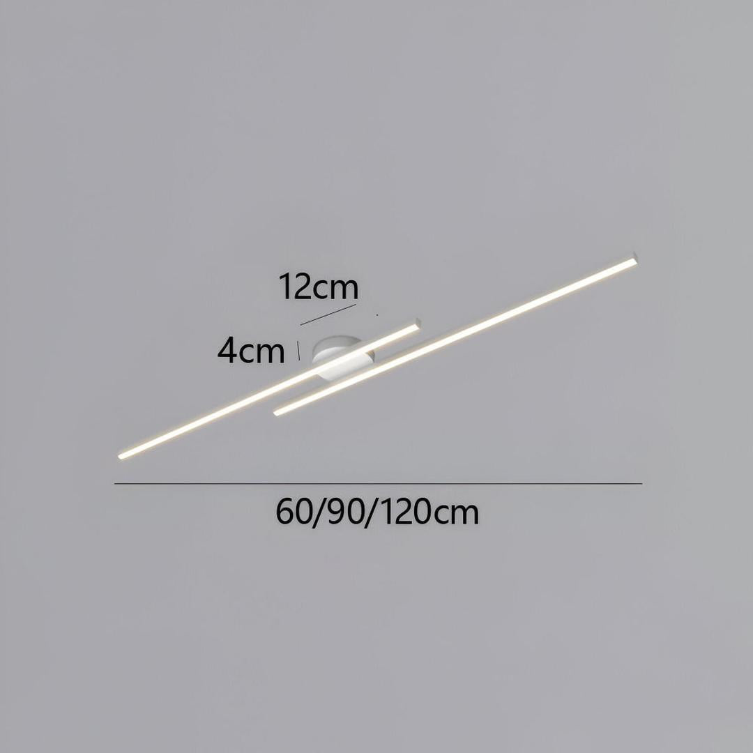 Lámpara de Techo LED Semiatinada de Aluminio | Estética Moderna