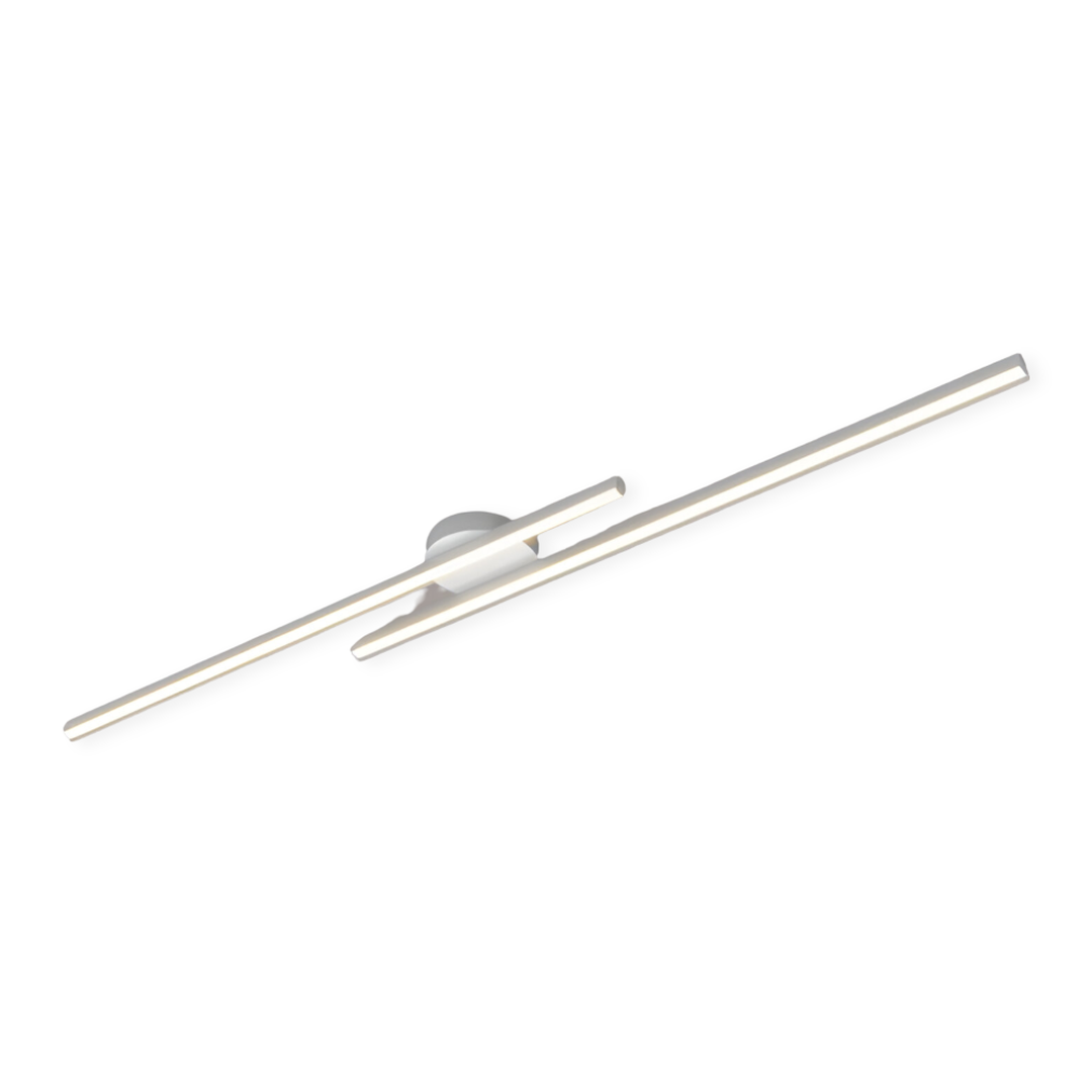 Lámpara de Techo LED Semiatinada de Aluminio | Estética Moderna