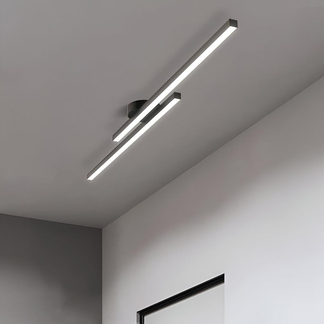 Lámpara de Techo LED Semiatinada de Aluminio | Estética Moderna