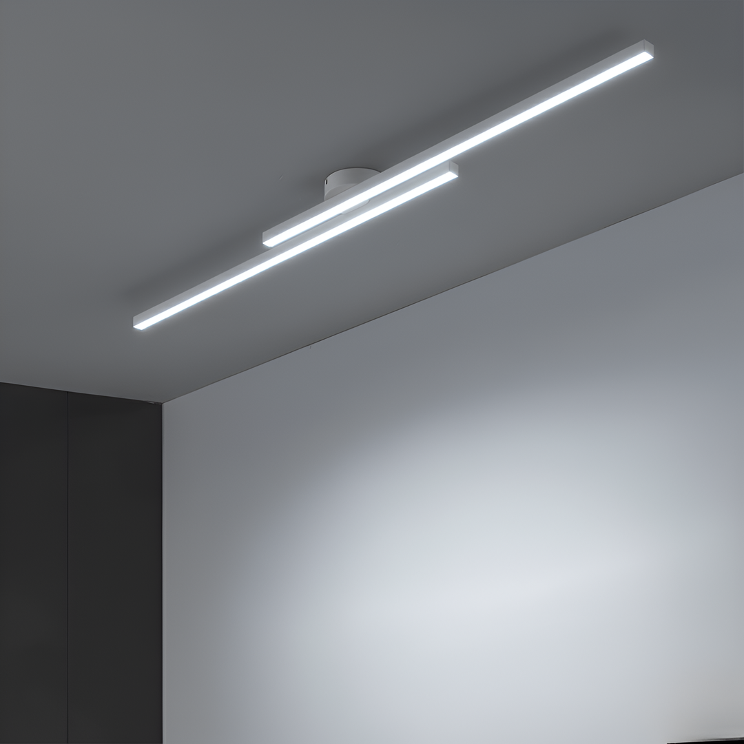 Lámpara de Techo LED Semiatinada de Aluminio | Estética Moderna