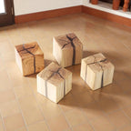 Aplique De Pared De Madera En Forma De Cubo | Encanto Rústico