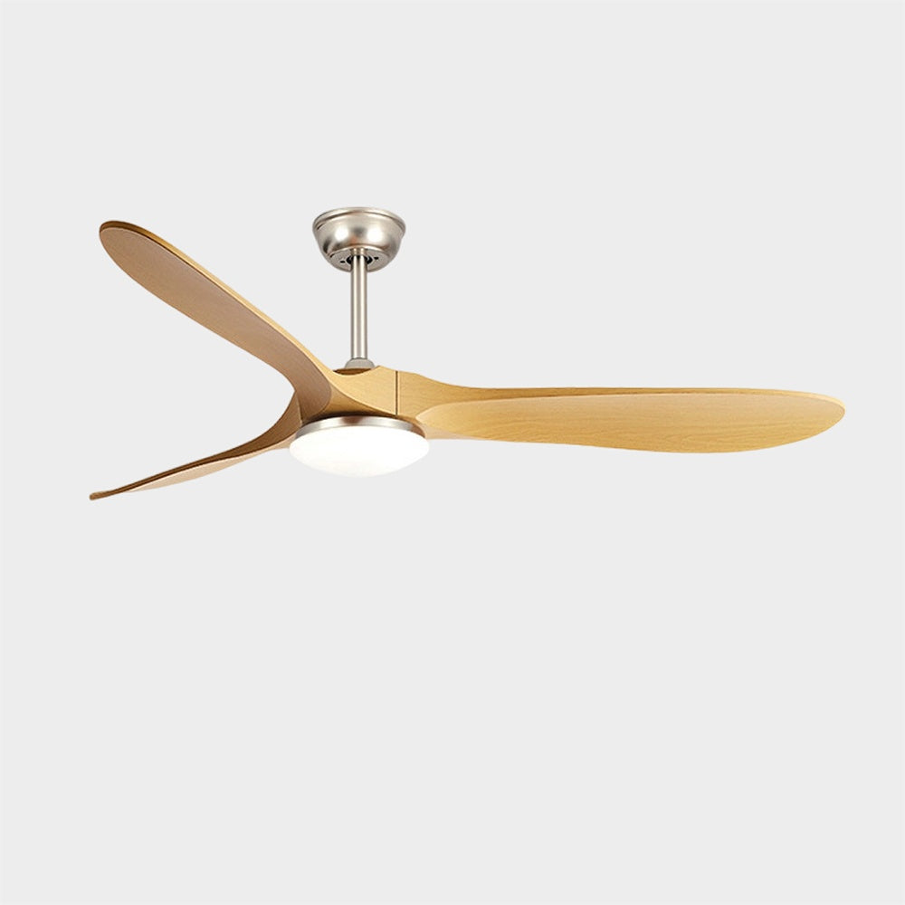 Ventilador de Techo LED de Madera Estilo Retro Minimalista Americana