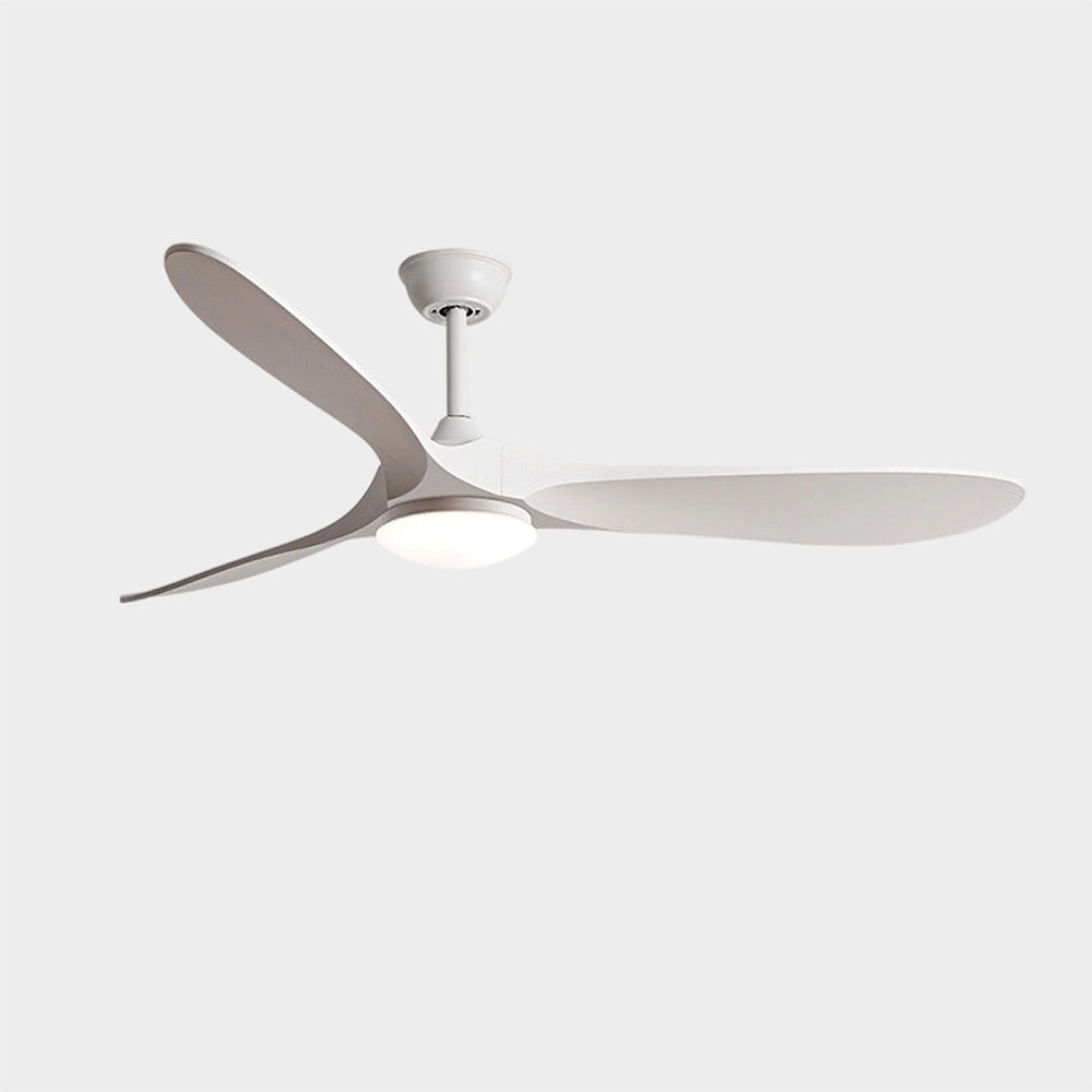 Ventilador de Techo LED de Madera Estilo Retro Minimalista Americana