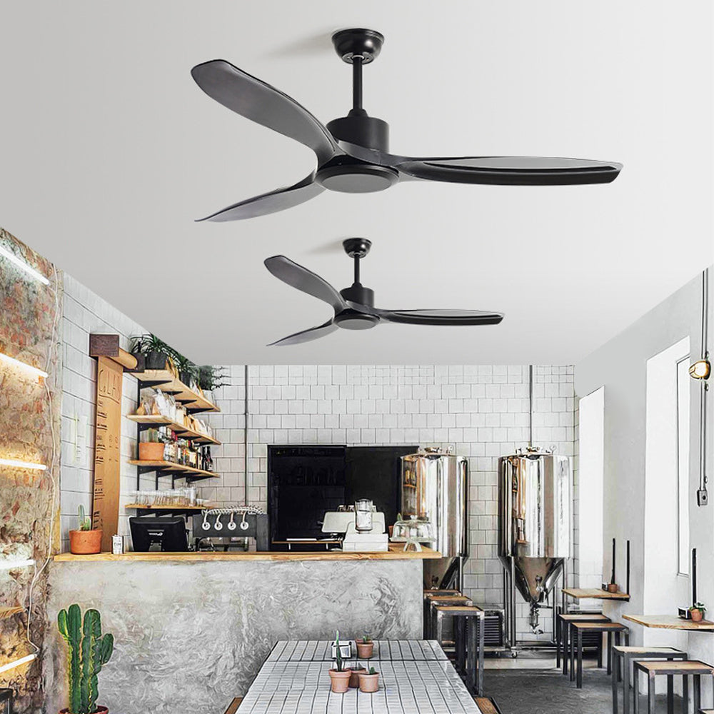 Minimalist Wooden Ceiling Fan American Style