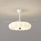 LED Ceiling Fan with Modern Design and Petal Outline
