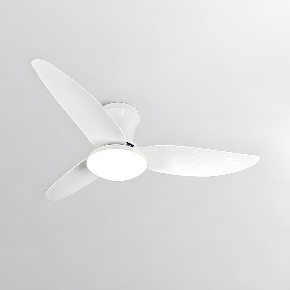 Ventilador de Techo Moderno Minimalista de Acrílico con Iluminación LED